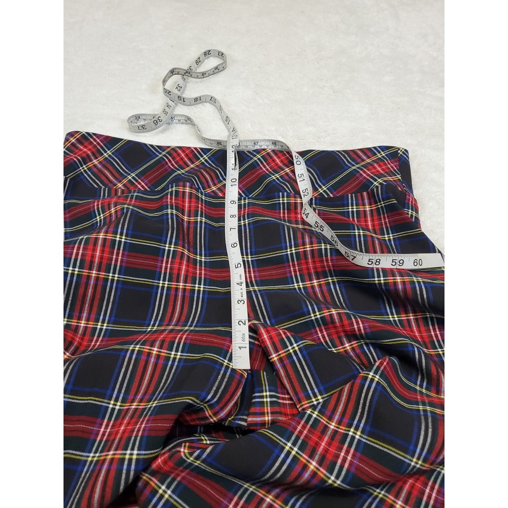 NWT Jones New York Black Red Plaid Pant 1X Academia Office Classic Plus Size - Picture 4 of 10